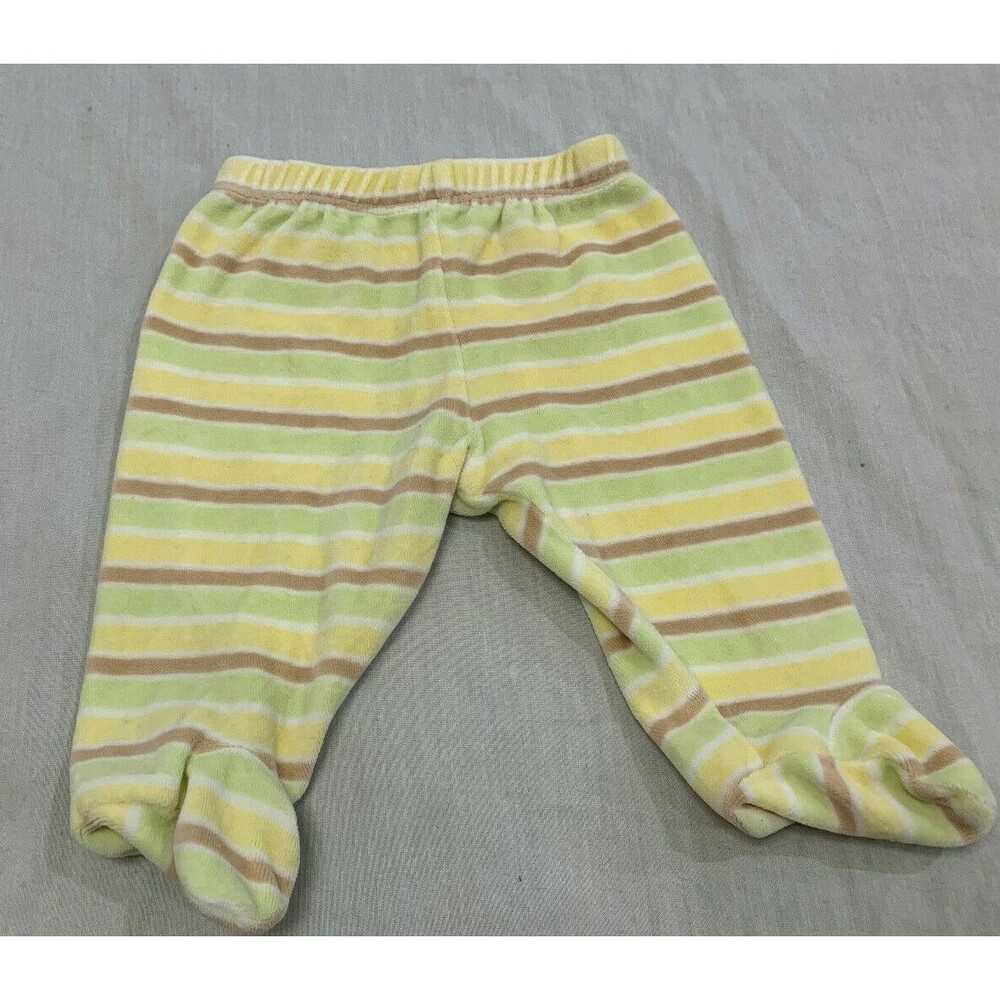 FIRST MOMENT BOYS GIRLS FOTTED PANTS VELOUR 3-6 MONTHS
